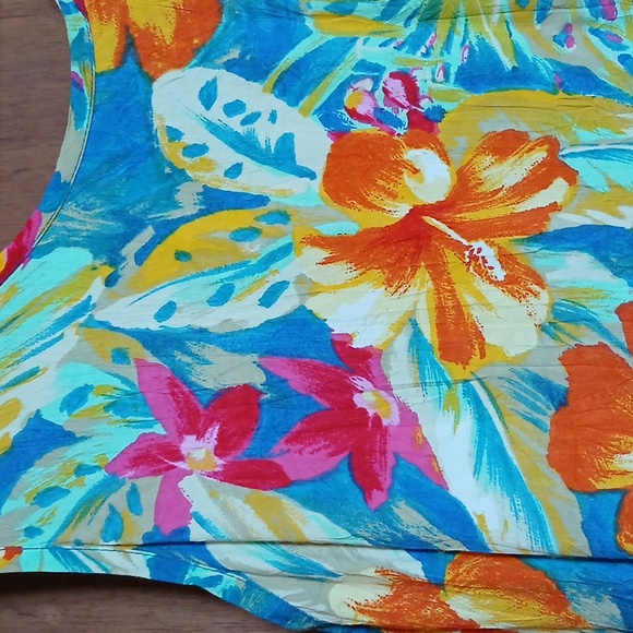 Jam's World Floral Slvls Maxi Dress M w Pockets - Picture 2 of 4